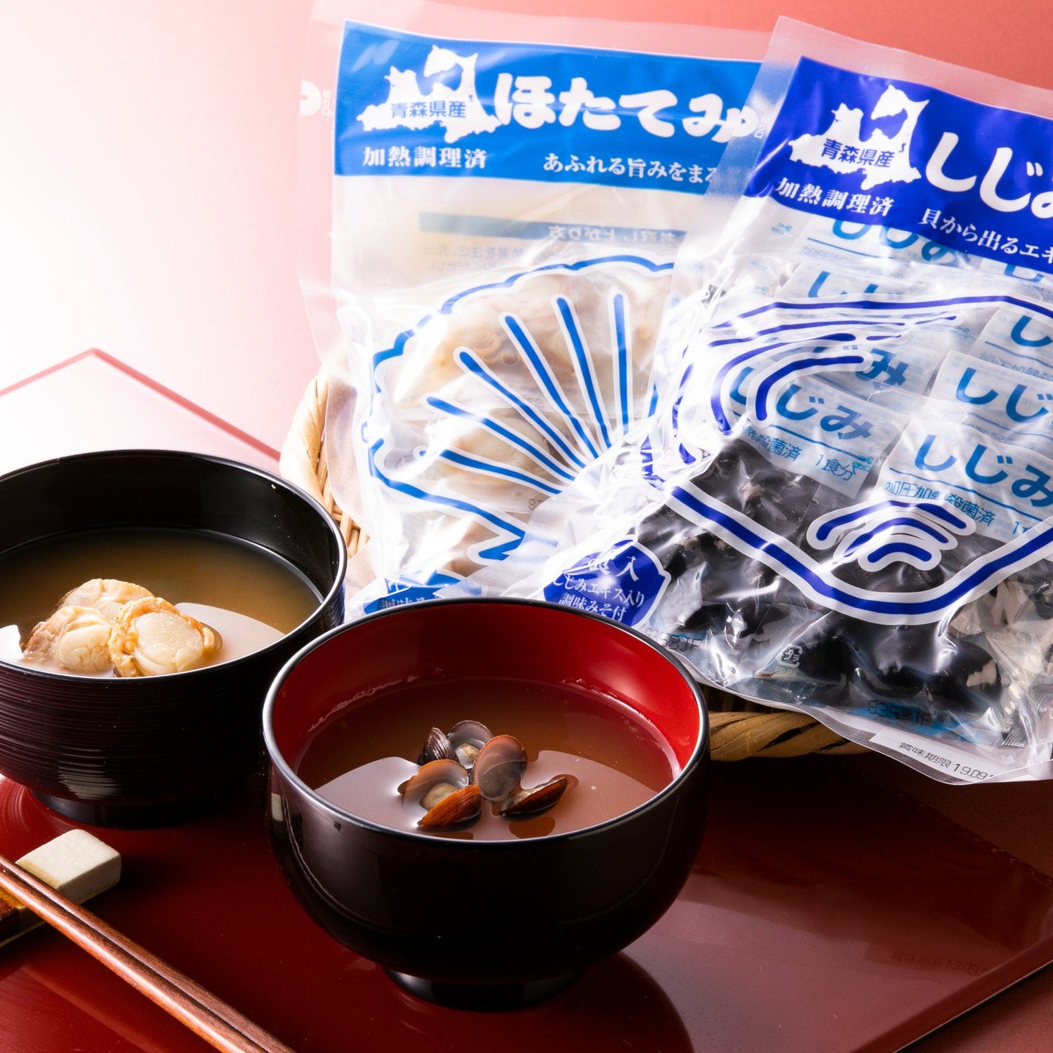 即席みそ汁(しじみ汁・ほたて汁)